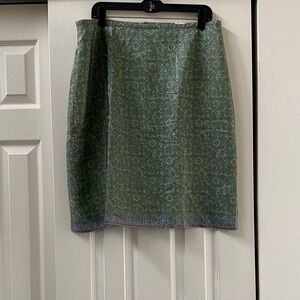 NWT Silk Floral Skirt